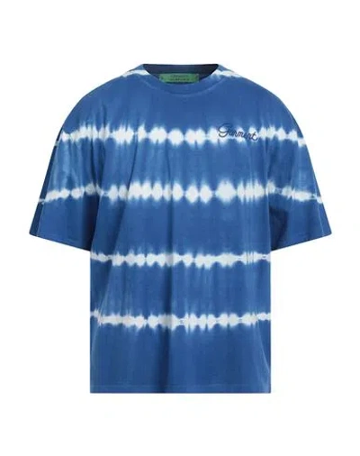 Garment Workshop Man T-shirt Blue Size M Cotton