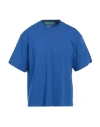 Garment Workshop Man T-shirt Bright Blue Size Xxl Cotton