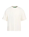 Garment Workshop Man T-shirt Ivory Size Xl Cotton