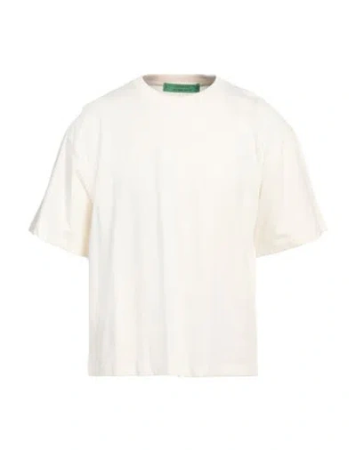 Garment Workshop Man T-shirt Ivory Size Xl Cotton