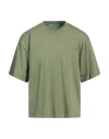 Garment Workshop Man T-shirt Military Green Size Xxl Cotton