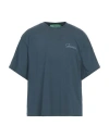 Garment Workshop Man T-shirt Navy Size L Cotton In Animal Print