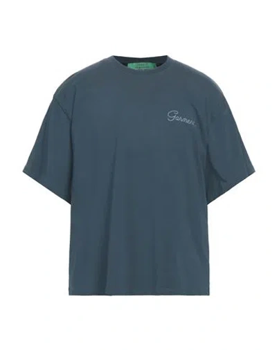 Garment Workshop Man T-shirt Navy Size L Cotton In Animal Print