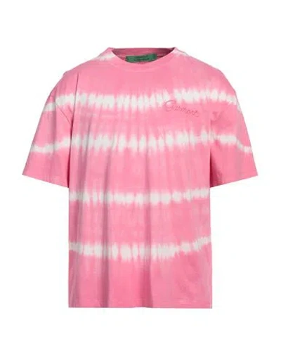 Garment Workshop Man T-shirt Pink Size Xxl Cotton