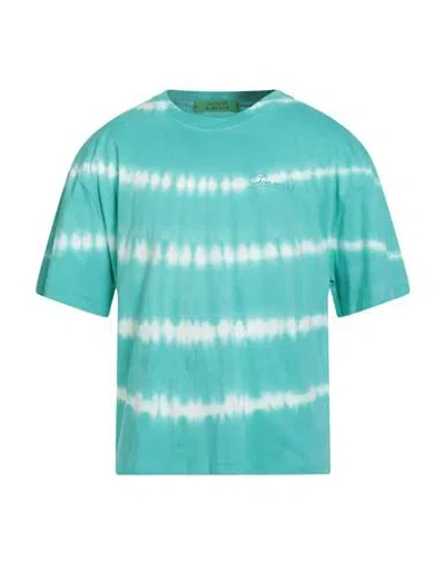 Garment Workshop Man T-shirt Turquoise Size Xl Cotton
