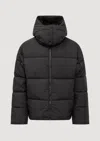 Garment Workshop Nylon Puffer Jacket In Black