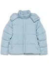 Garment Workshop Puffer Hooded Jacket In 蓝色
