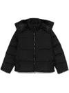 Garment Workshop Puffer Hooded Jacket In Black