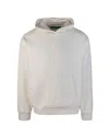 Garment Workshop Double Layer Hoodie W/ Double Embroidery In White