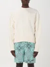 Garment Workshop Sweatshirt  Men Color Yellow Cream In Yellow Cream