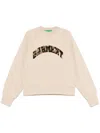 Garment Workshop Terry Logo-embroidered Sweatshirt In 中性色