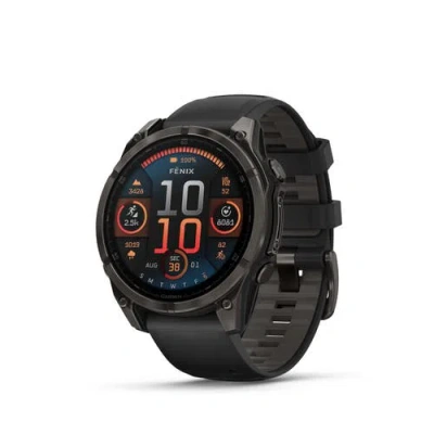 Garmin Fenix 8 47mm, Amoled, Outdoor And Fitness Gps Smartwatch, Saphire In Black