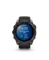 Garmin Fenix 8 51mm, Amoled, Glass, Slate Gray Steel/black, Black Band Watch / Fitness Tracker In Grey