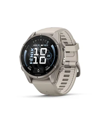 Garmin Fenix 9 Ultimate Outdoor Gps Smartwatch Titanium 43mm In Metallic