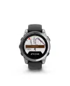 Garmin Fenix E, 47mm, Stainless Steel/black Watch In Black