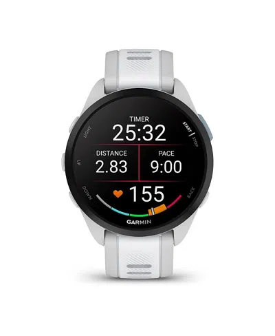 Garmin Forerunner 165 Music, Mist Gray/whitestone Watch In Black