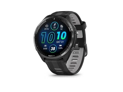 Garmin Forerunner(r) 965 Smartwatch Watches Black And Powder Gray: One Size