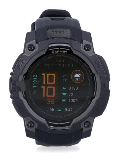 Garmin Instinct 3 45mm Amoled Multi-band Gps Smartwatch In Blue