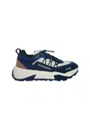 Garmont Men's Shoes  Sport Sneakers Lagom White/ Outer Blue In Blue