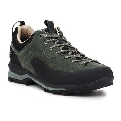 Pre-owned Garmont Shoes Trekking Men  Dragontail 002478 Black-green In Multicolor