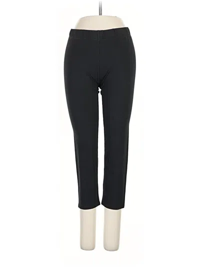 Pre-owned Garnet Hill Active Pants In Black