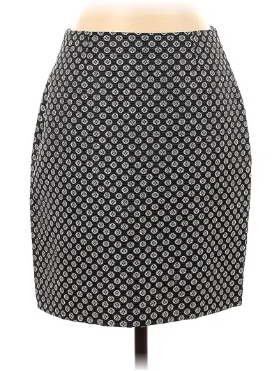 Pre-owned Garnet Hill Active Skirt In Black