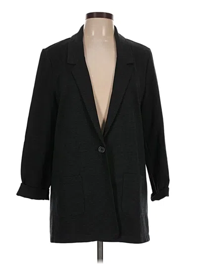 Pre-owned Garnet Hill Blazer Jacket In Gray