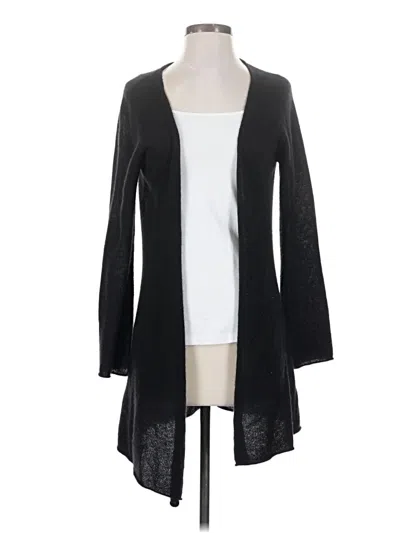 Pre-owned Garnet Hill Cardigan Sweater In Black