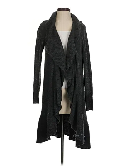 Pre-owned Garnet Hill Cardigan Sweater In Black