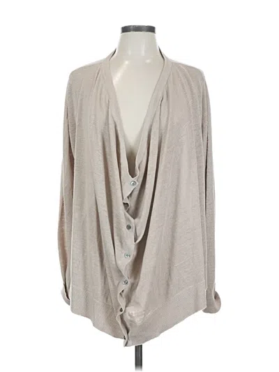 Pre-owned Garnet Hill Cardigan Sweater In Brown