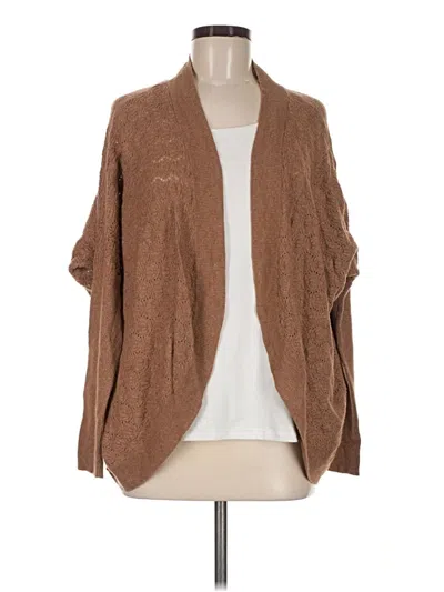 Pre-owned Garnet Hill Cardigan Sweater In Brown