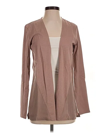 Garnet Hill Cardigan Sweater In Brown