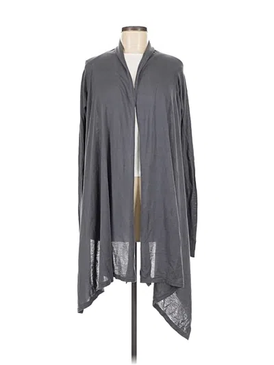 Pre-owned Garnet Hill Cardigan Sweater In Gray