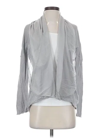 Pre-owned Garnet Hill Cardigan Sweater In Gray