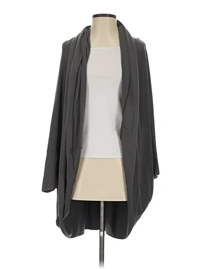 Pre-owned Garnet Hill Cardigan Sweater In Gray