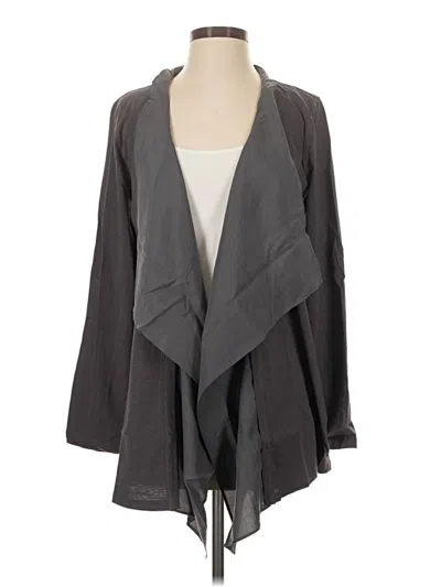 Pre-owned Garnet Hill Cardigan Sweater In Gray