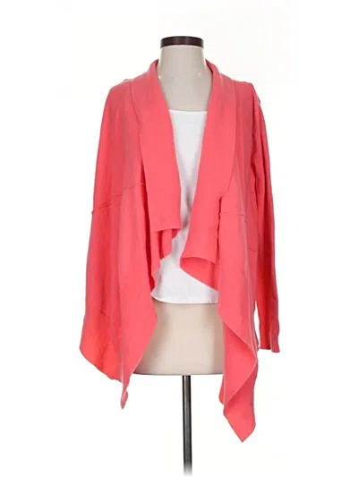 Pre-owned Garnet Hill Cardigan Sweater In Pink