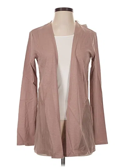 Pre-owned Garnet Hill Cardigan Sweater In Tan