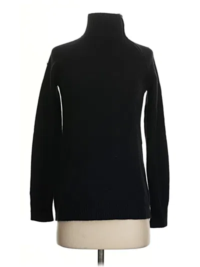 Pre-owned Garnet Hill Cashmere Pullover Sweater In Black