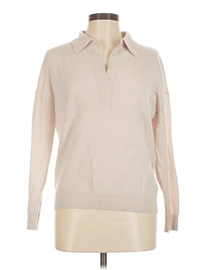 Pre-owned Garnet Hill Cashmere Pullover Sweater In Brown