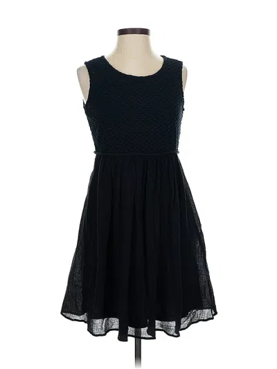 Pre-owned Garnet Hill Casual Dress In Black