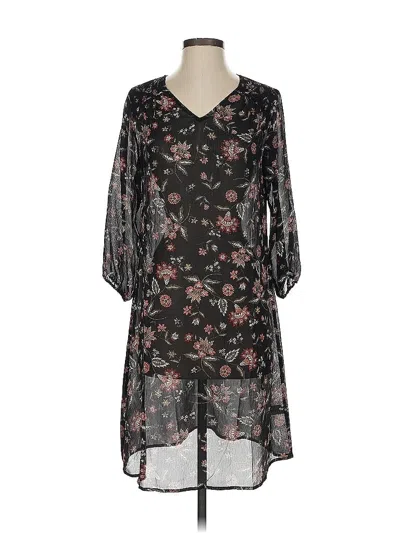 Pre-owned Garnet Hill Casual Dress In Black
