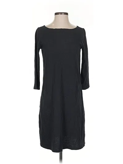 Pre-owned Garnet Hill Casual Dress In Black