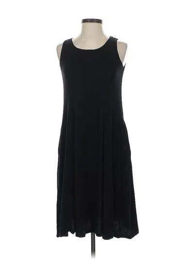 Pre-owned Garnet Hill Casual Dress In Black