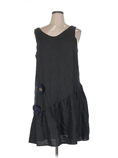 Pre-owned Garnet Hill Casual Dress In Black