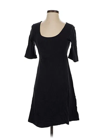 Pre-owned Garnet Hill Casual Dress In Black