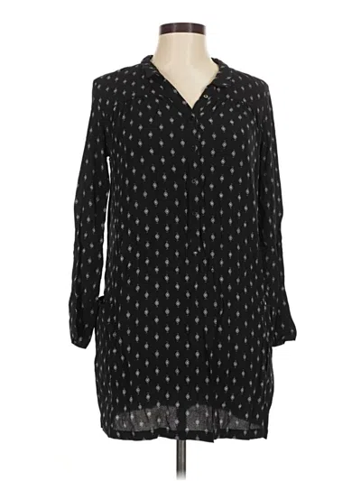 Pre-owned Garnet Hill Casual Dress In Black