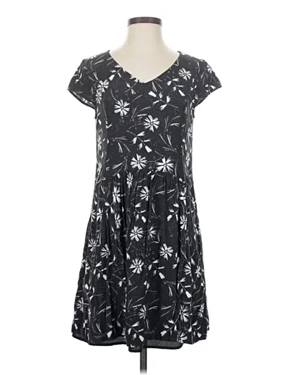 Pre-owned Garnet Hill Casual Dress In Black
