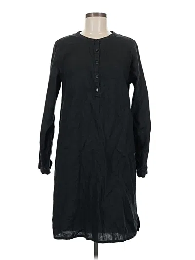 Pre-owned Garnet Hill Casual Dress In Black