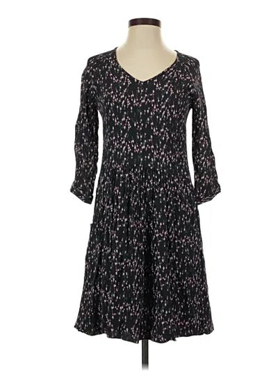 Pre-owned Garnet Hill Casual Dress In Black